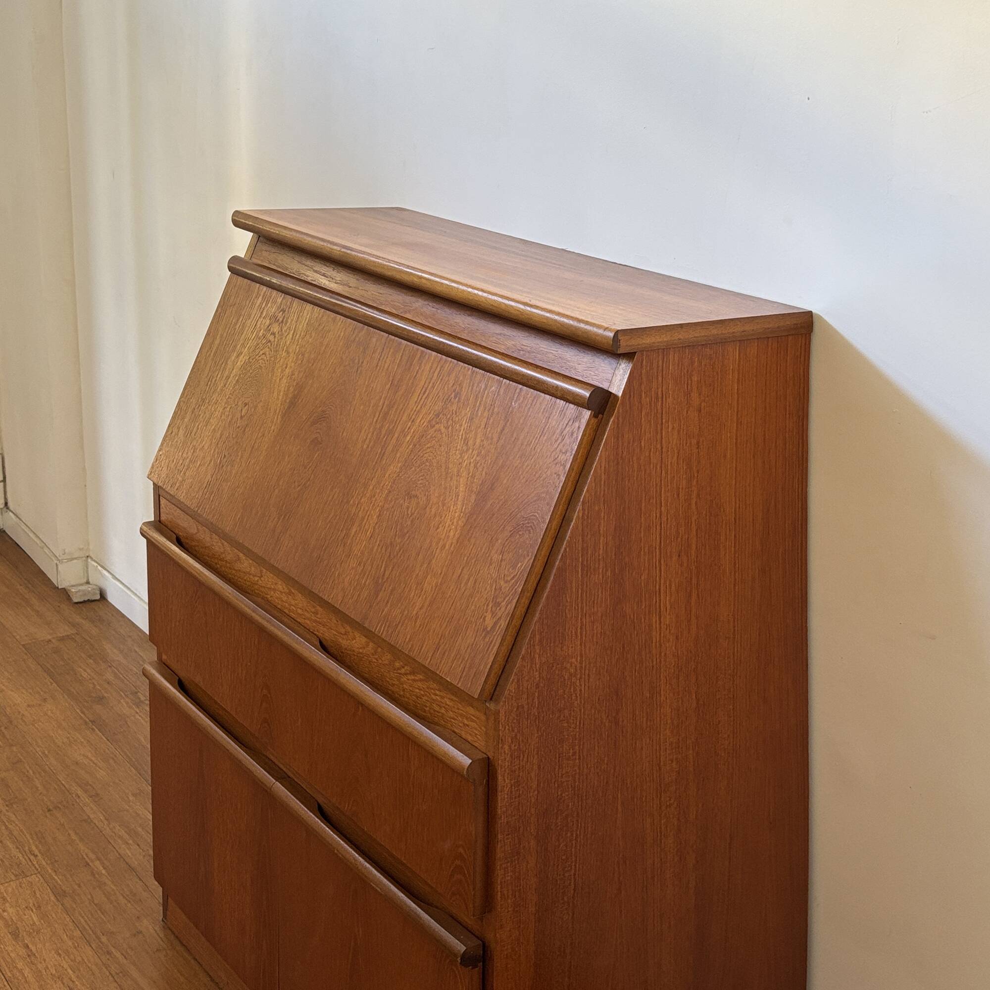 Teak secretary by Morris of Glasgow – 1960s