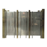 Romeo Rega for Zevi, attributed to – Chrome and brass planter, It