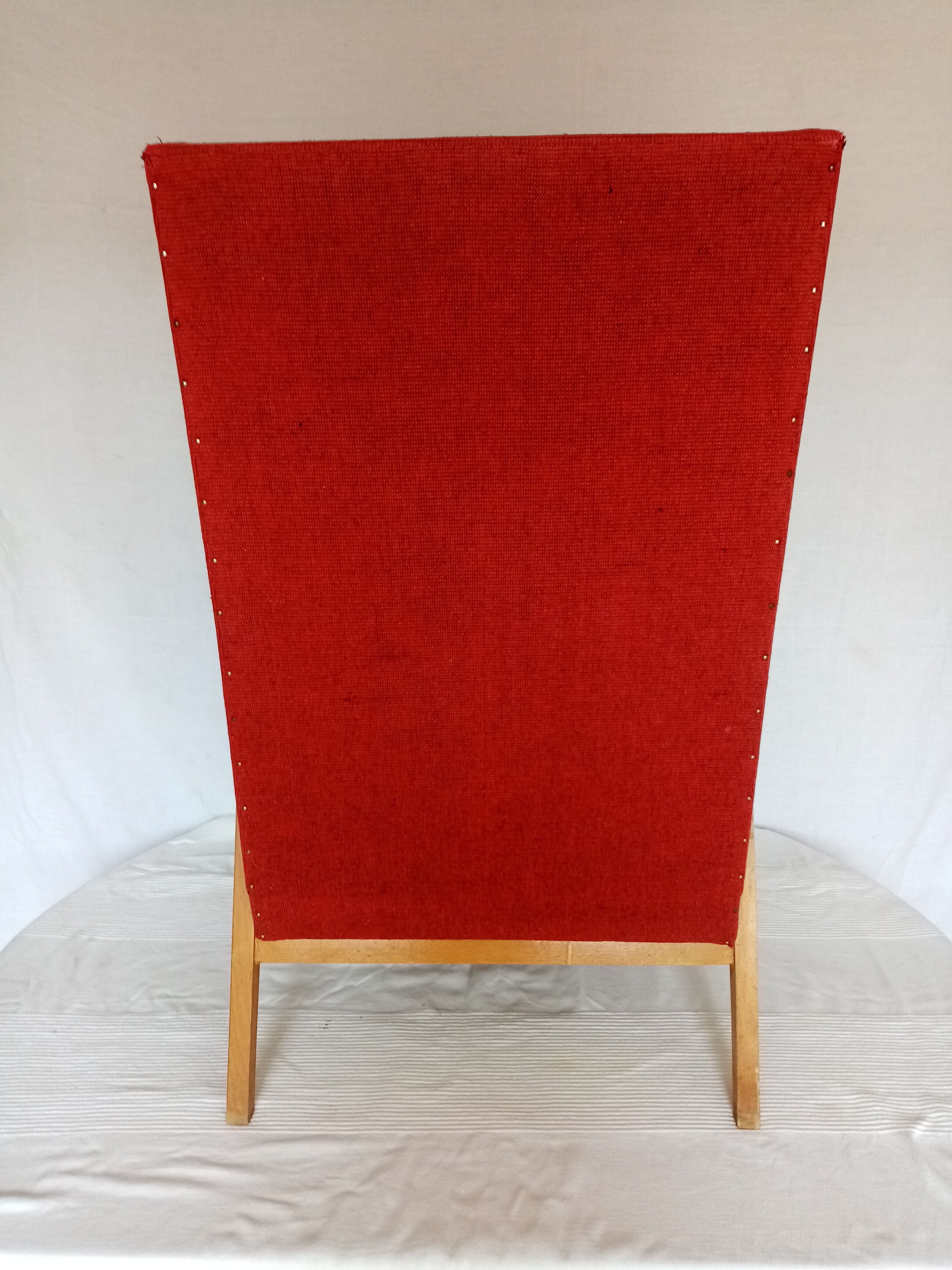 Red armchair