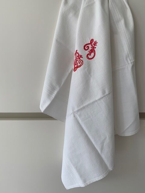 Old monogrammed cloth