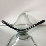Sculptural Holmegaard bowl by Per Lutken, 1950