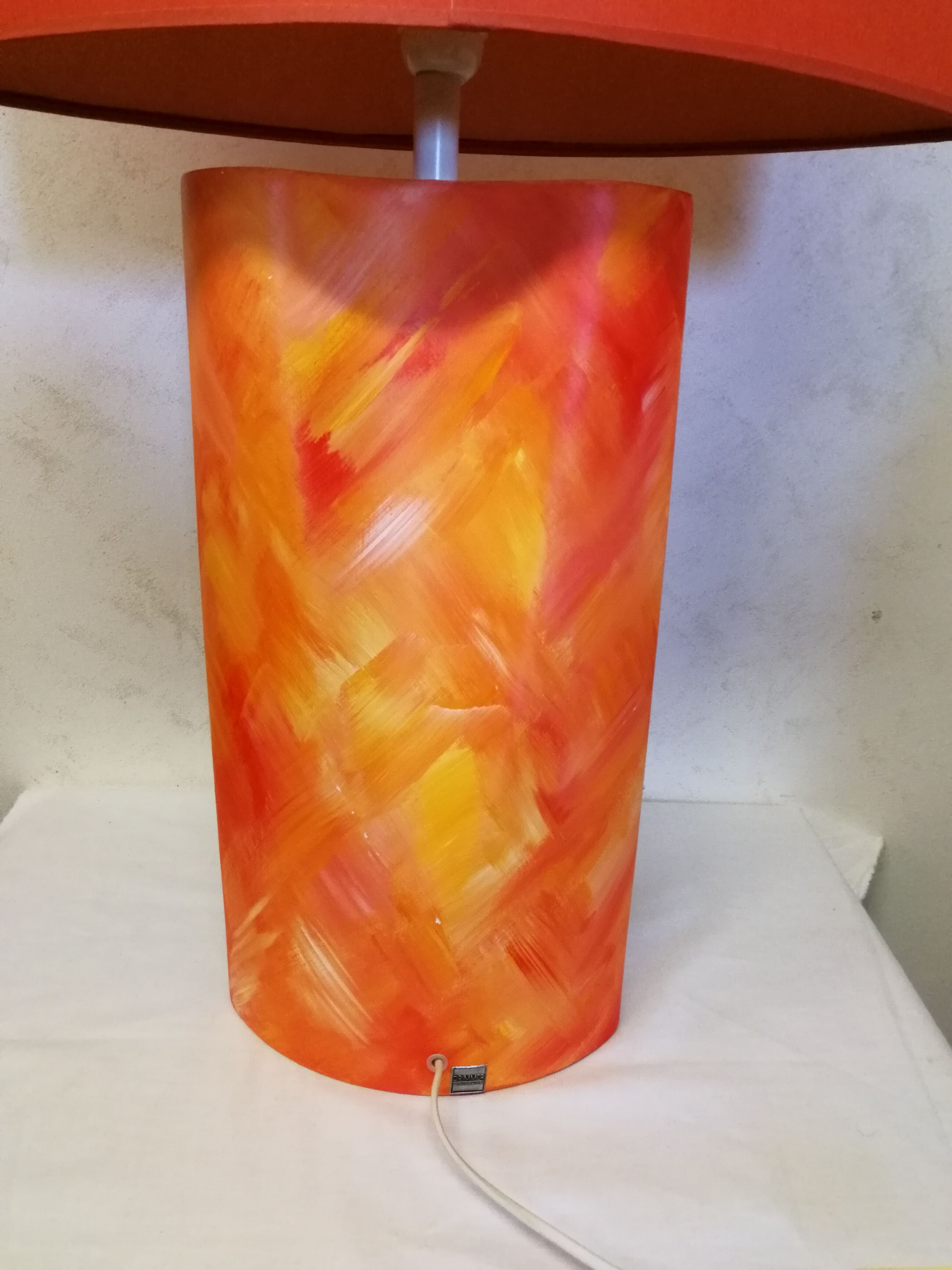 Lamp signed L. Drimmer