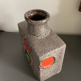 Vase Fat Lava West Germany 1980s