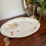 Oval plate in Ceramic of Gien model Montpellier