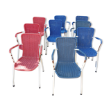 Lot de huit chaises scooby-doo