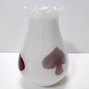 White Murano Glass Vase attr. to Dino Martens for Aureliano Toso