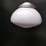 Opaline art deco pendant light