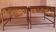 Lot de 2 tables de chevet en métal