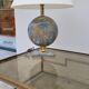 Rectangular coffee table in brass and chromed metal 1970 design