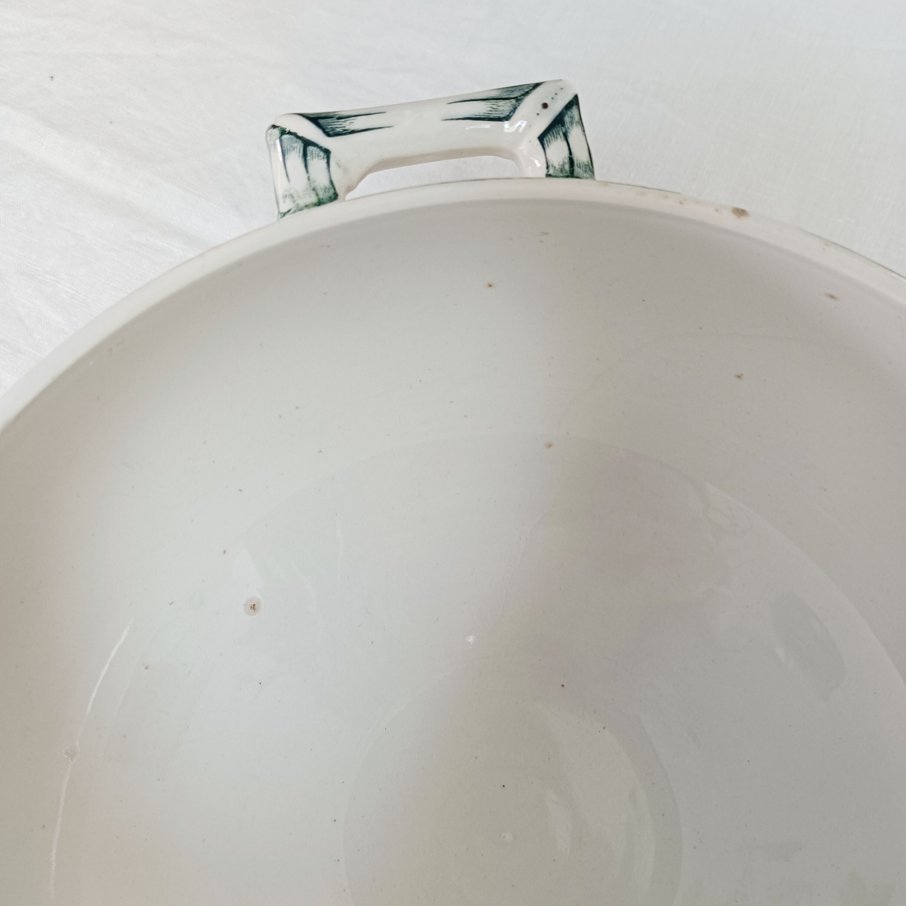 Sarreguemines U&C Iron Earth Soup Tureen, Nobilis