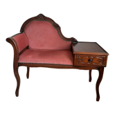 Fauteuil meuble d’entrée - causeuse- style louis xv