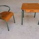 Desk and children's chair by Jacques Hitier for Mullca editions
