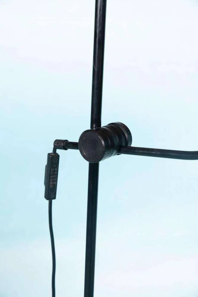 1970s minimalist floor lamp, adjustable reading lamp