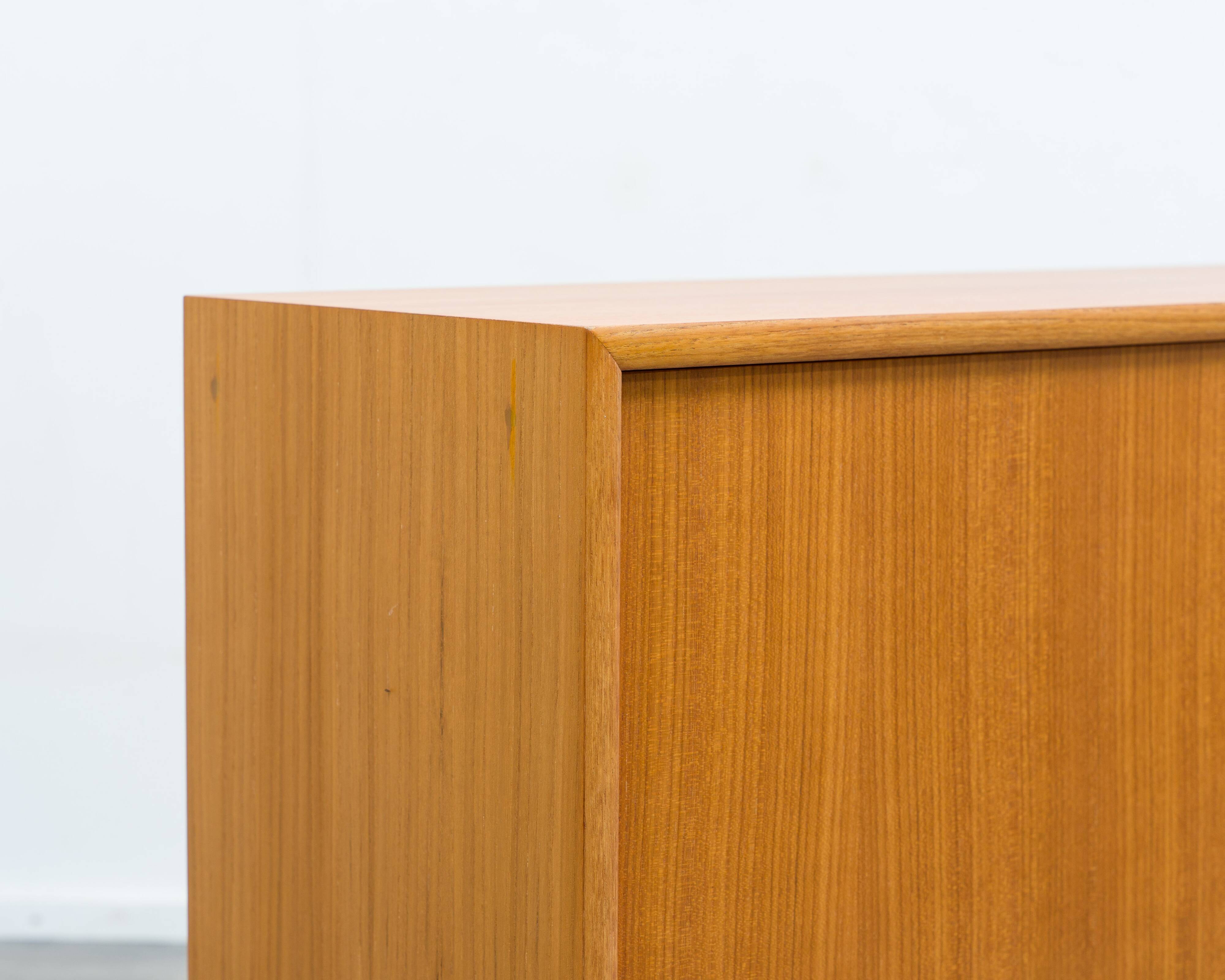 Two-door chest of drawers/sideboard with hairpin legs, 1960s. Restored