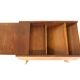 Teak and metal magazine rack, Sweden, 1960