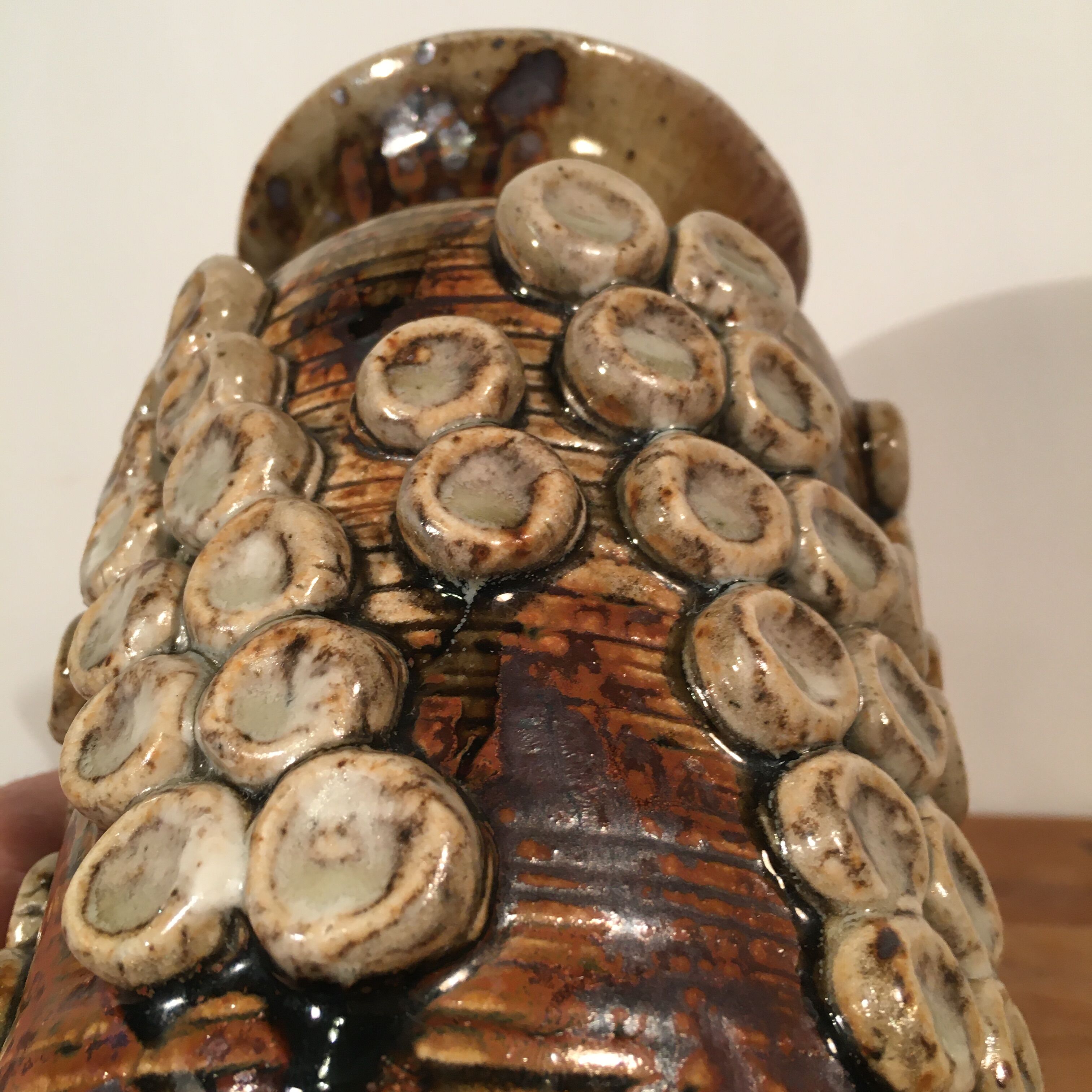 André Rozay sandstone vase in La Borne