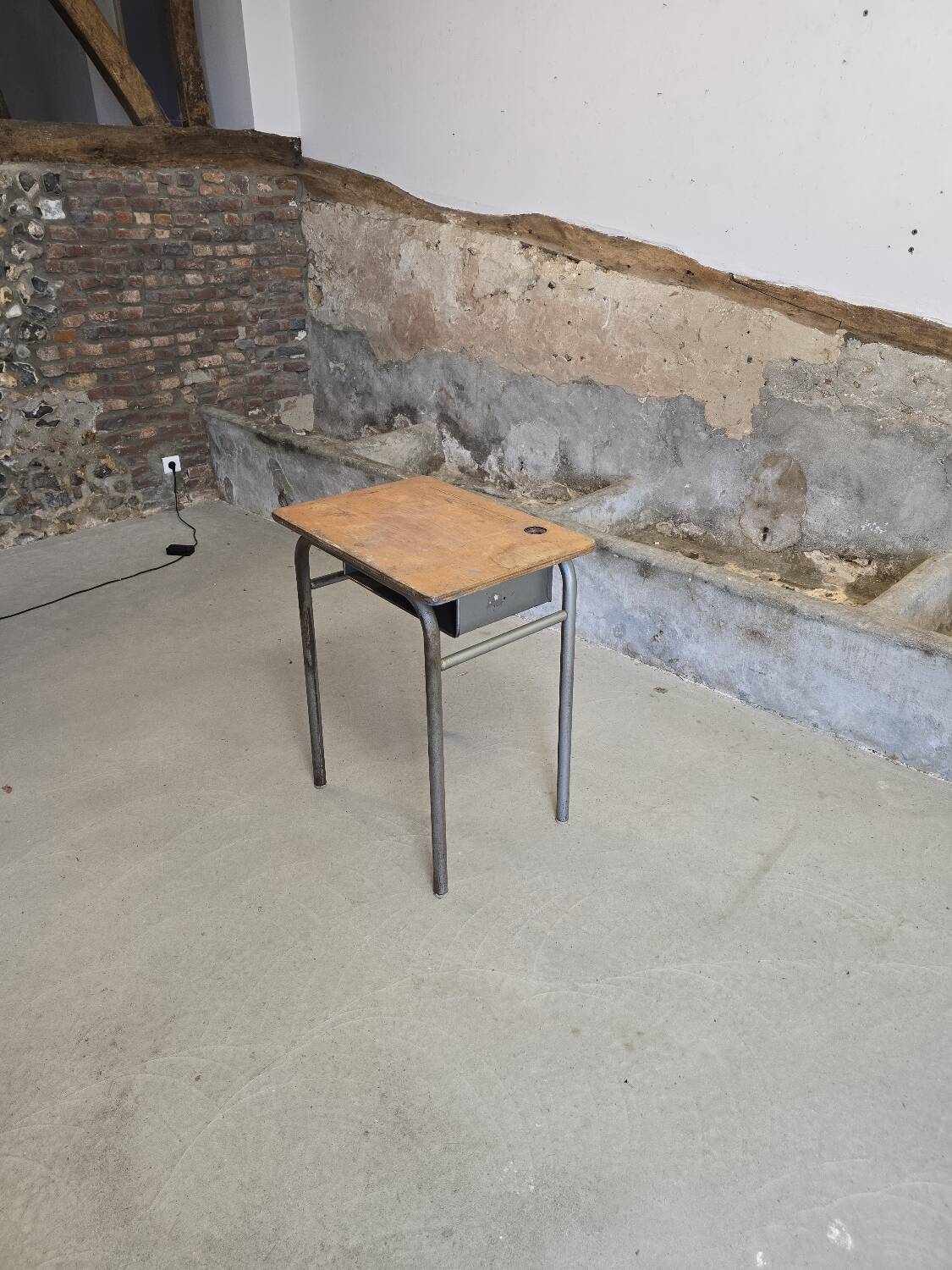 Bureau écolier taille adulte 1960