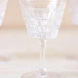 6 verres à muscat en cristal