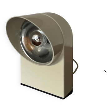 Vintage Italian Space Age "Oliver" White Table Lamp by Paolo Piva for Lumenform