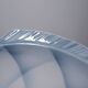 Vintage fish service in Czechoslovak porcelain, 6 plates and one dish.
