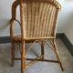 Fauteuil vintage en rotin