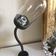 Industrial swan collar sconce