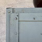 Old metal locker with 4 doors