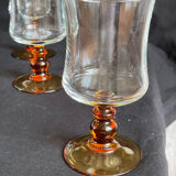 Set of 6 vintage Luminarc wine glasses