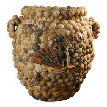 Coastal Shell Vase