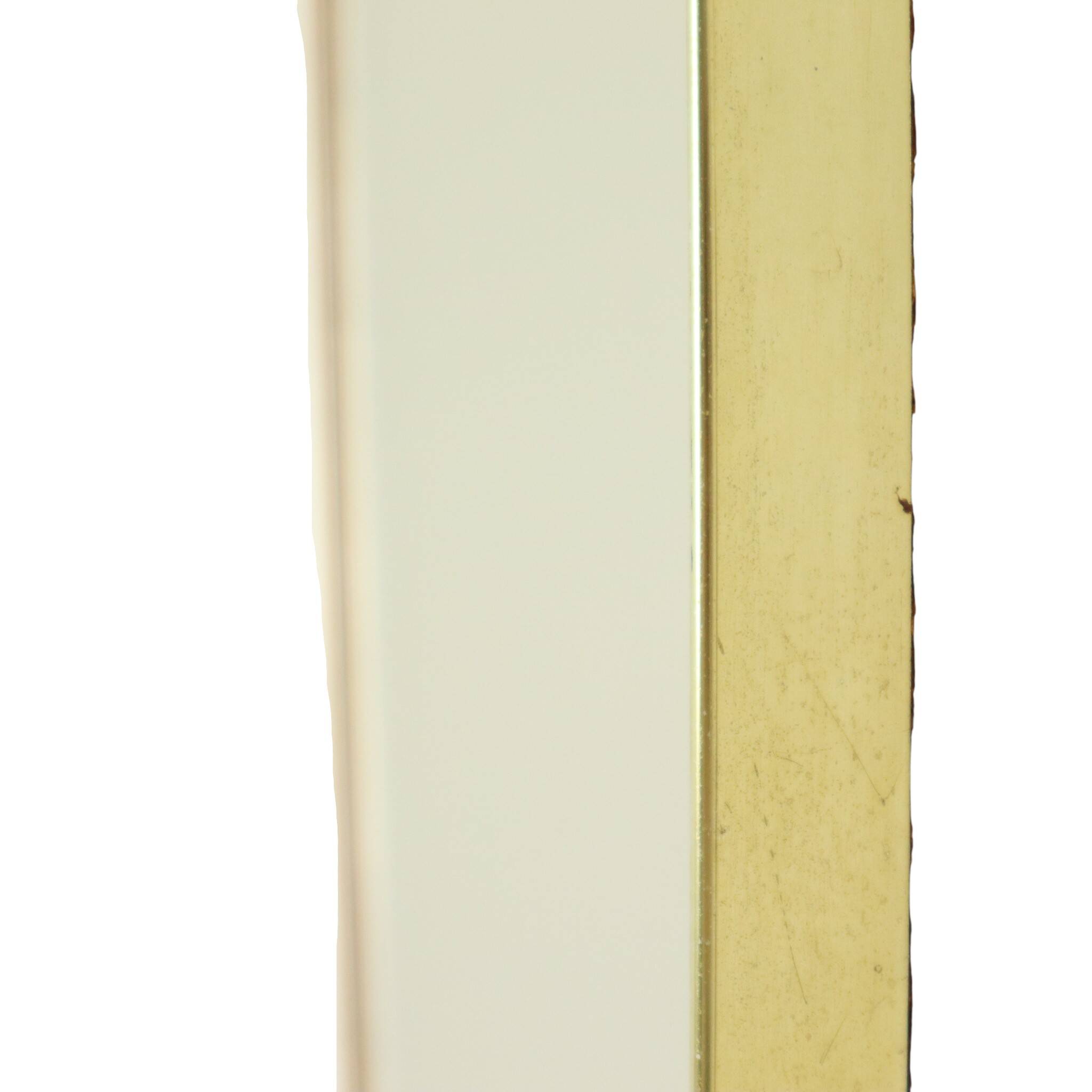 Vintage Rockabilly Freeform Mirror Gold Fifties