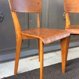 4 Scandinavian chairs vintage bistro