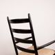 Danish Rocking Chair in lacquered wood and fabric model 218, Thomas Harlev 1960.