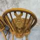 3 vintage Windsor wheelback chairs