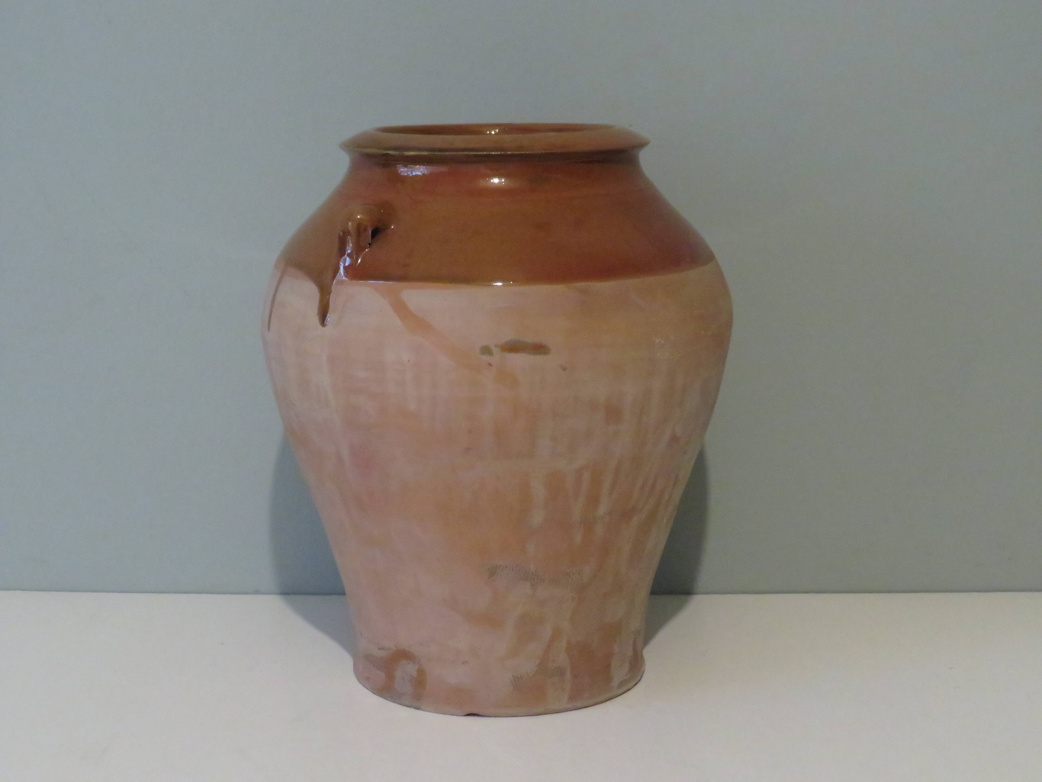 Ancient vase in natural terracotta