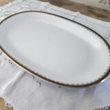 Large oval Winterling Bavaria porcelain dish with gold frieze Excelsior decoration