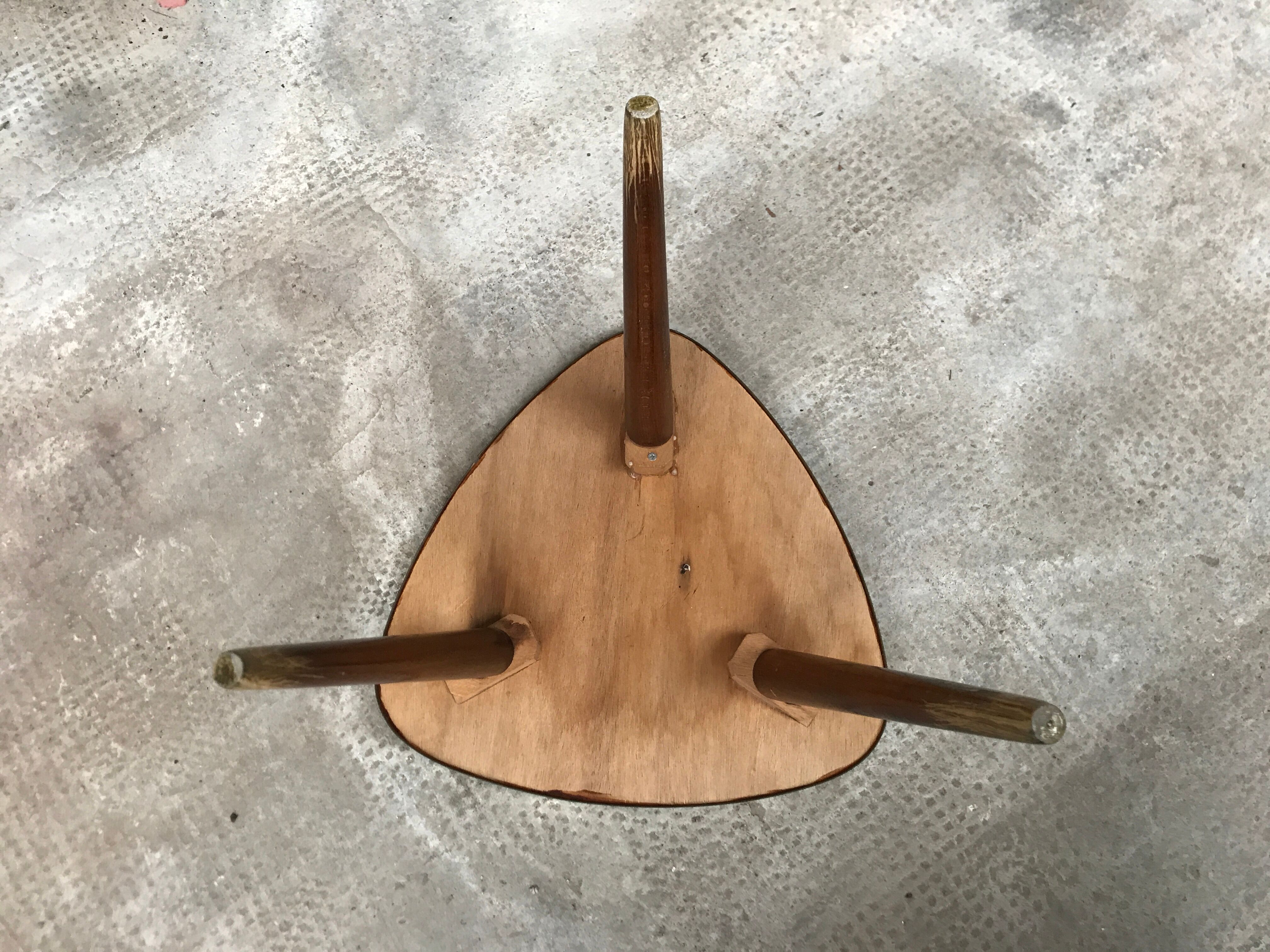 Triangular side table