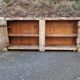 Established ancient French console table / kitchen island / shop counter, early 1900s.