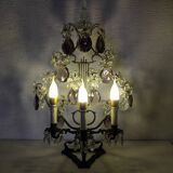 Crystal girandole lamp