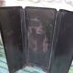 Art-deco sheet metal firewall screen