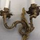 Pair of Louis XV style gilded bronze appliques