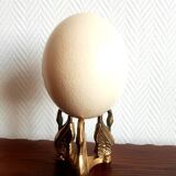 Ostrich egg with swan feet in bronze, Napoleon III