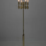 Brass floor lamp, 1970s, restored