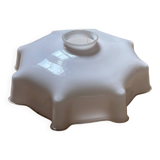 Vintage opaline pink glass lampshade from Czechoslovakia 250913