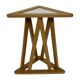 Table d'appoint vintage standard des années 1960, design unique