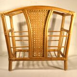 Rattan and canning magazine holders