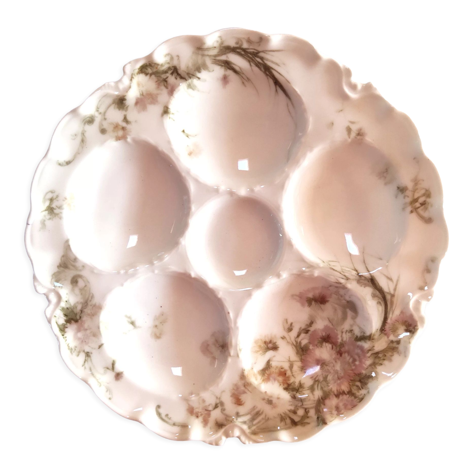 Sweet plate - porcelain XIX th - Havilland