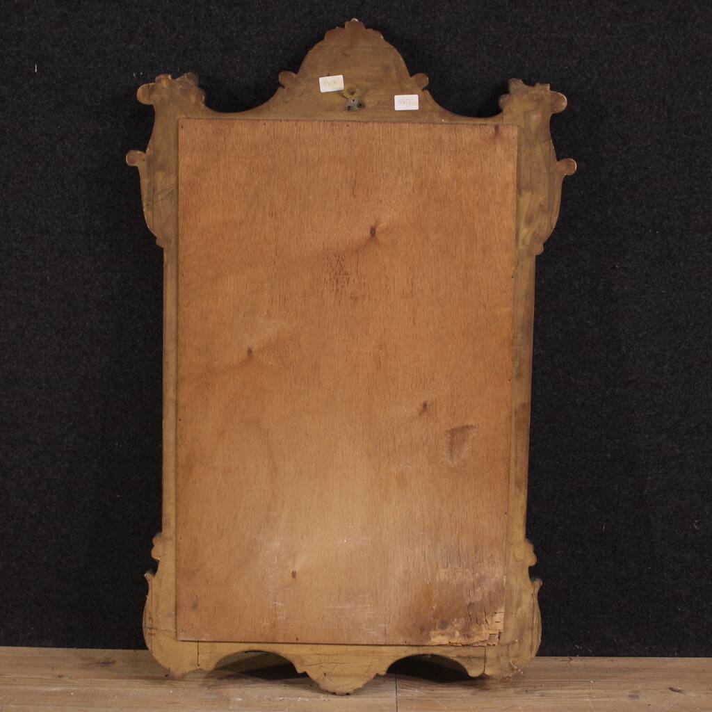 20th century painted and gilded Italian mirror