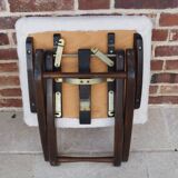 2 vintage folding footrests