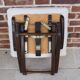2 vintage folding footrests