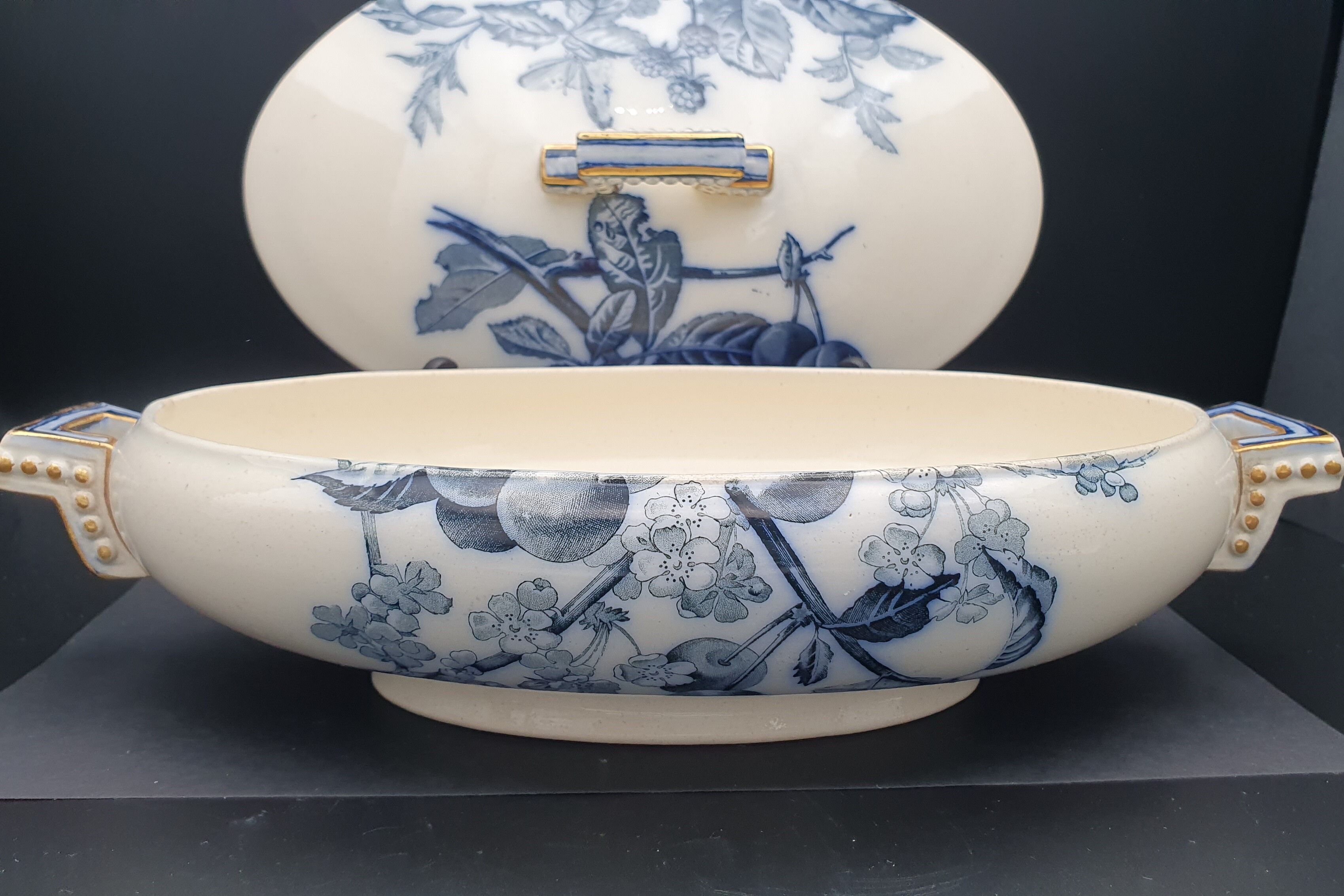 Dish bwm & co collection pomona 1850 english earthenware -brown westhead and more